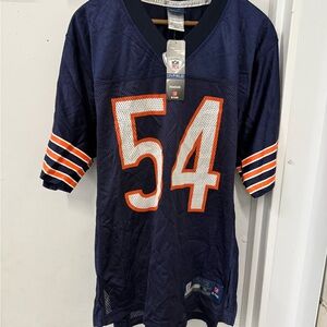NFL Reebok Navy Jersey with Orange and White Details